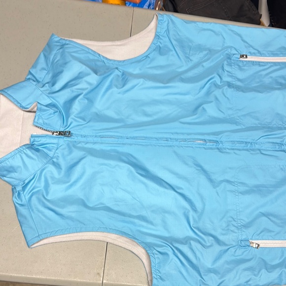 Peter Miller 
Thermal Block Reversible Gilet
Light Blue Sleeveless Vest - Picture 2 of 16